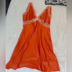 Orange Mini Dress